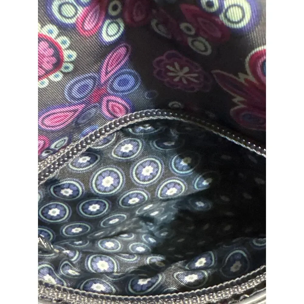 Hadaki Floral Paisley Sling Backpack Multicolor Crossbody Travel Shoulder Bag